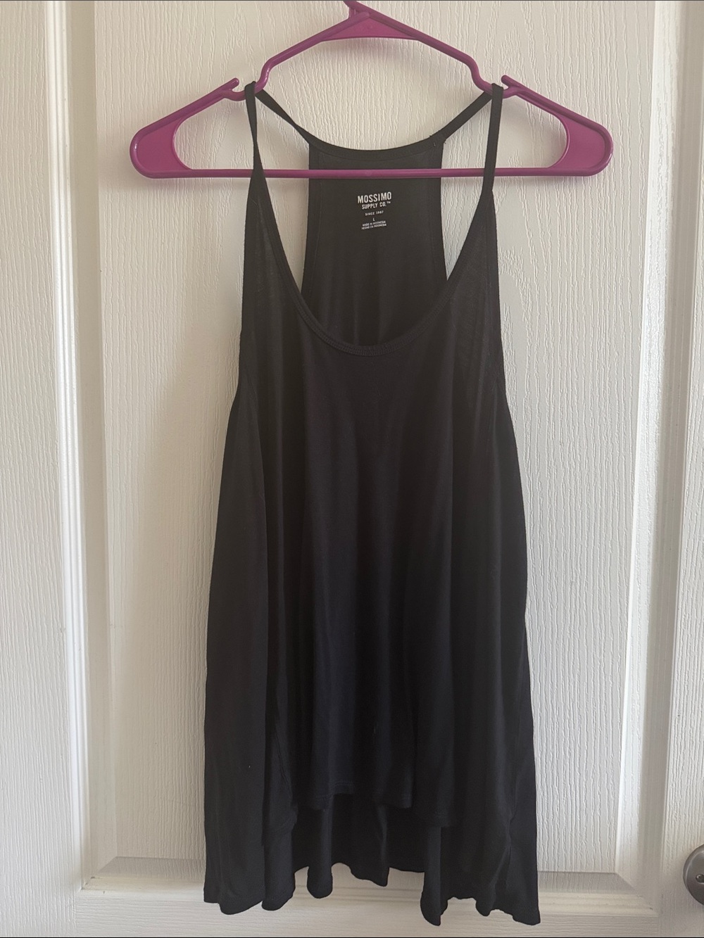 Mossimo Supply Co. Black Swing Tank with Racerback